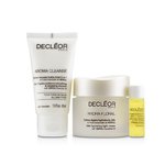 DECLEOR Stop.Breathe.Relax Holiday Kit:Cleansing Mousse 50ml+ Hydrating Oil Serum 5ml+ 24hr Hydrating Light Cream 50ml